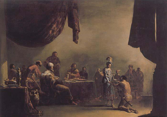 BRAMER, Leonaert Salome Presented with the Head of St John the Baptist oil painting picture